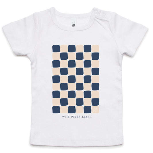 Patchwork Navy Infant Tee