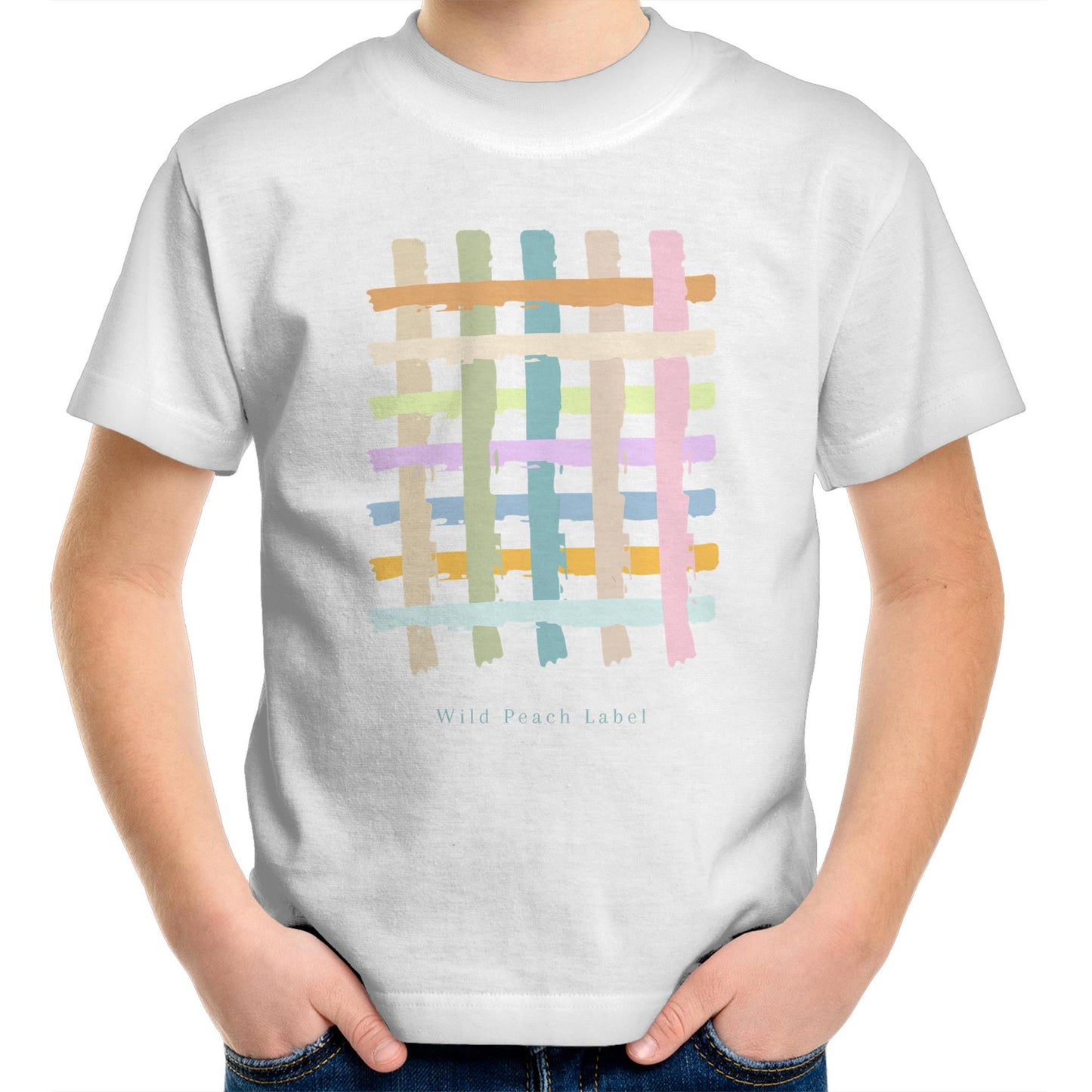 Pastel Check Youth T-Shirt