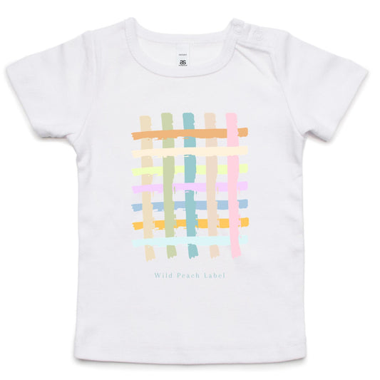 Pastel Check Infant Tee